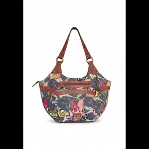 Sakroots Peace Nature Bird Fabric Shoulder Bag